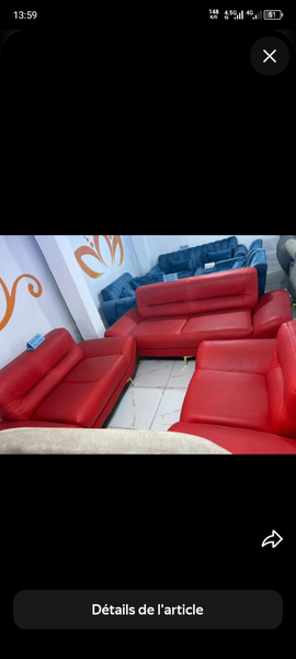 Canapé moderne en cuir