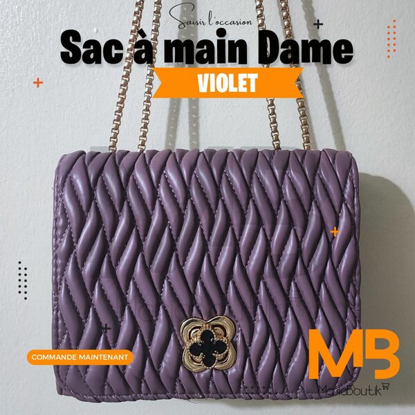 Sac à main violet Dame