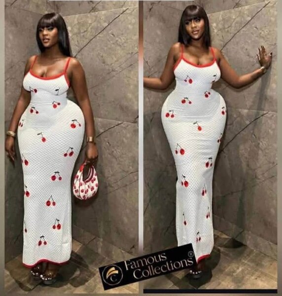 Robe Longue Cerise Été