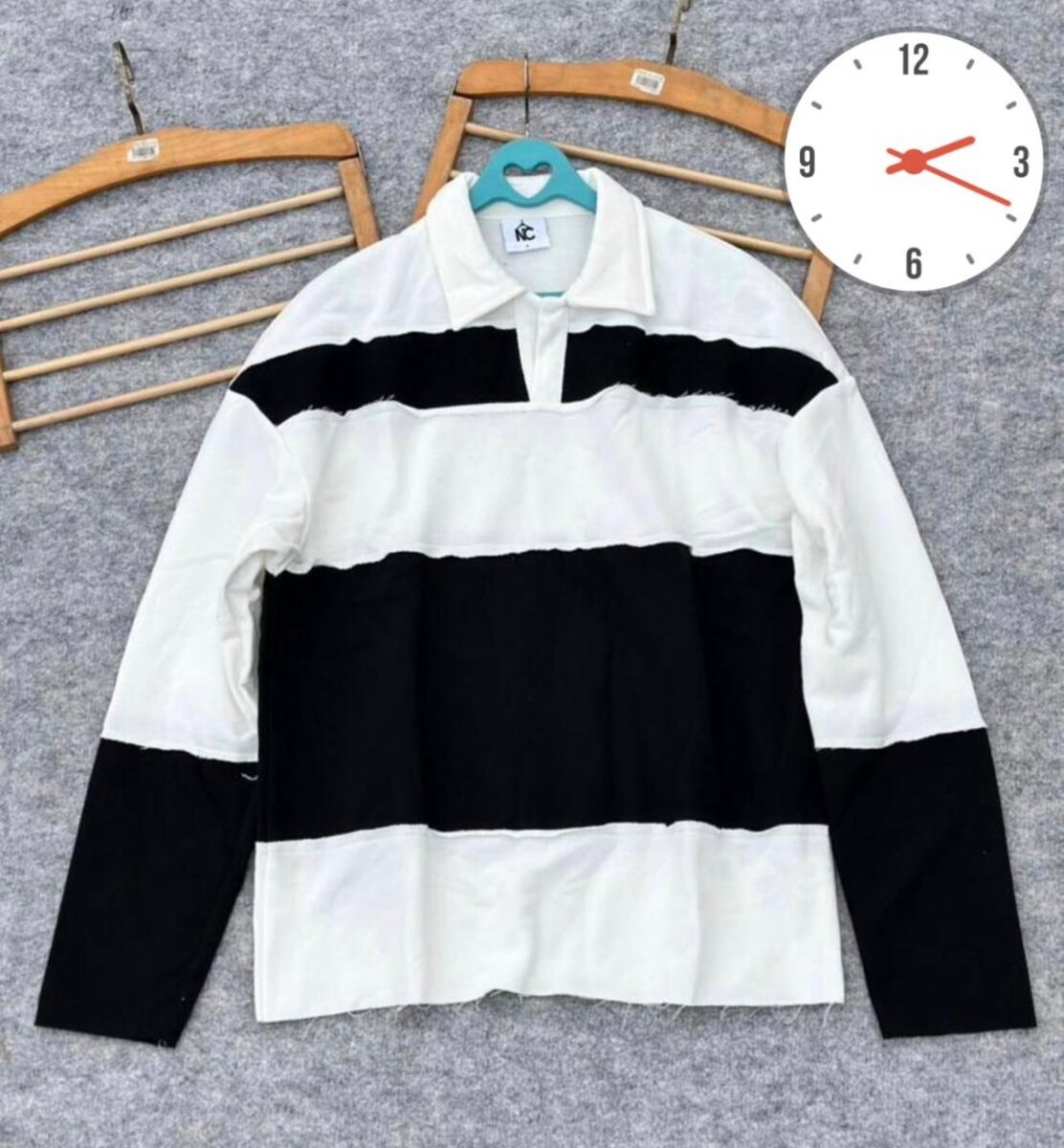 Pull rayé rugby homme