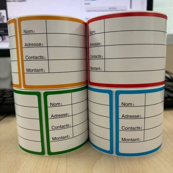 Rouleau d'étiquettes de livraison