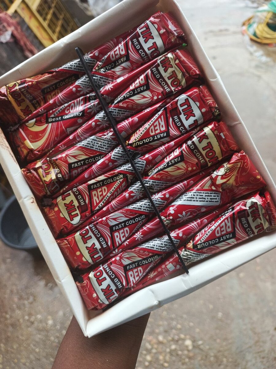 Henné en tube teintures