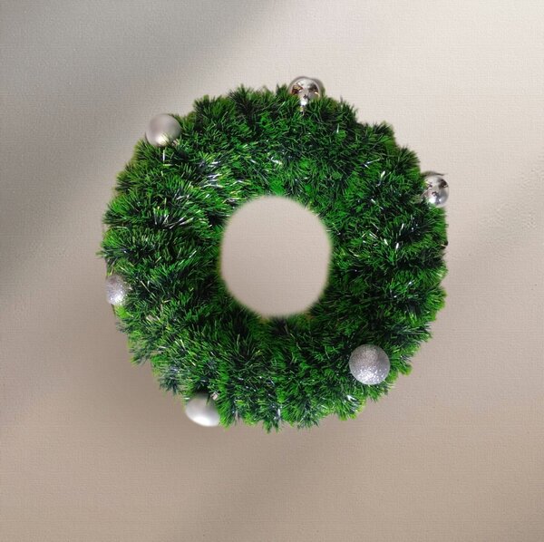 Couronne de Noël Verte