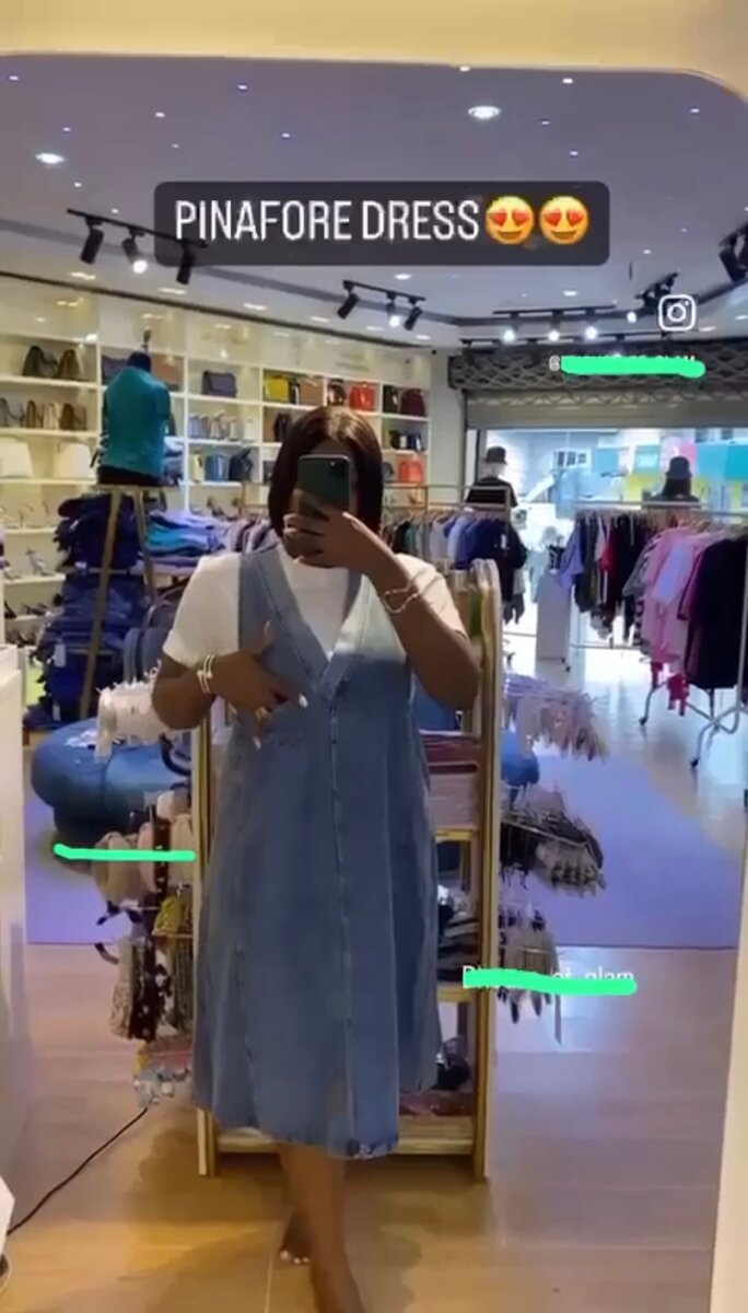 Robe Pinafore en Denim