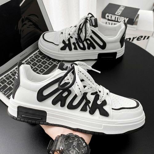 Fashion Casual Flat Shoes Mens Sneakers Low Top Lace Up Shoe