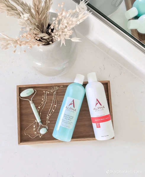 Alpha renewal body lotion & Body Wash