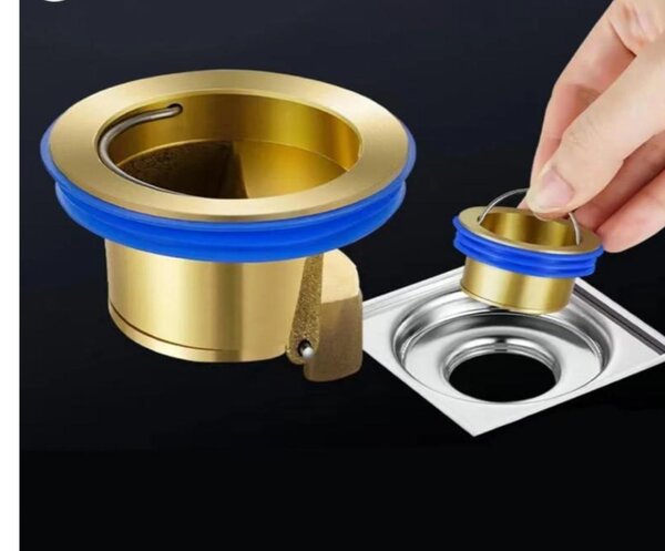 Protège siphon en laiton clape