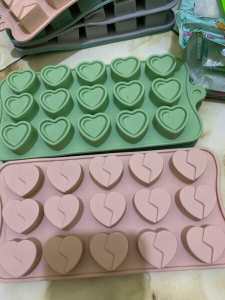 Moules silicone cœurs pâtisserie