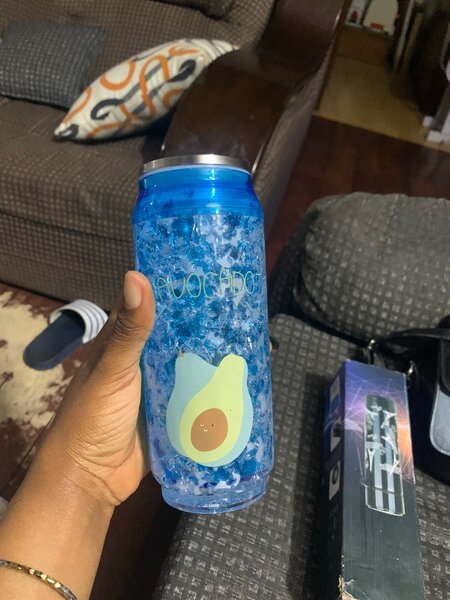 Gobelet réfrigérant à paille