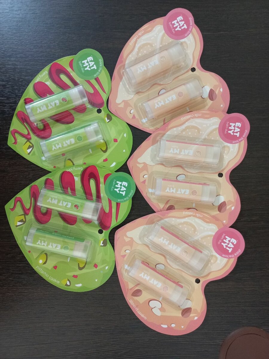 Бальзамы для губ от Eat My