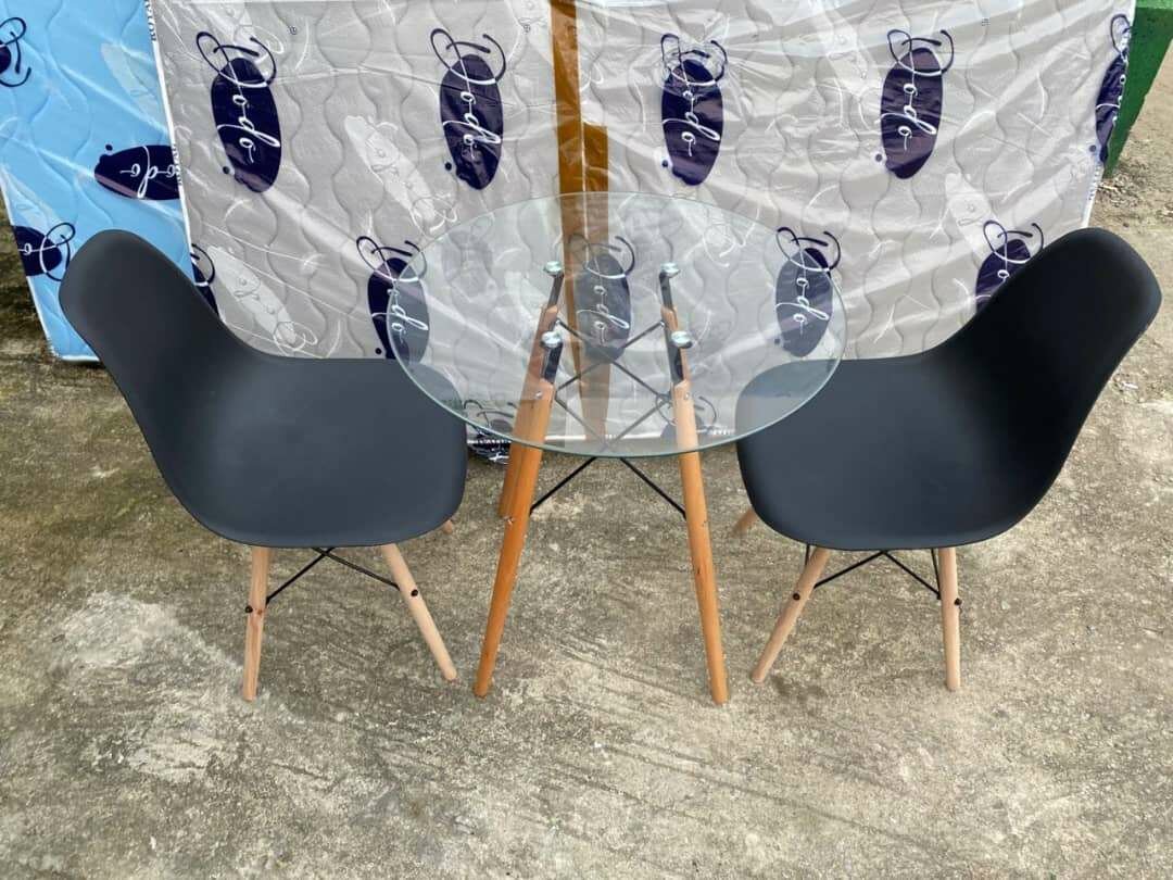 Modern Dining Set Glass Table