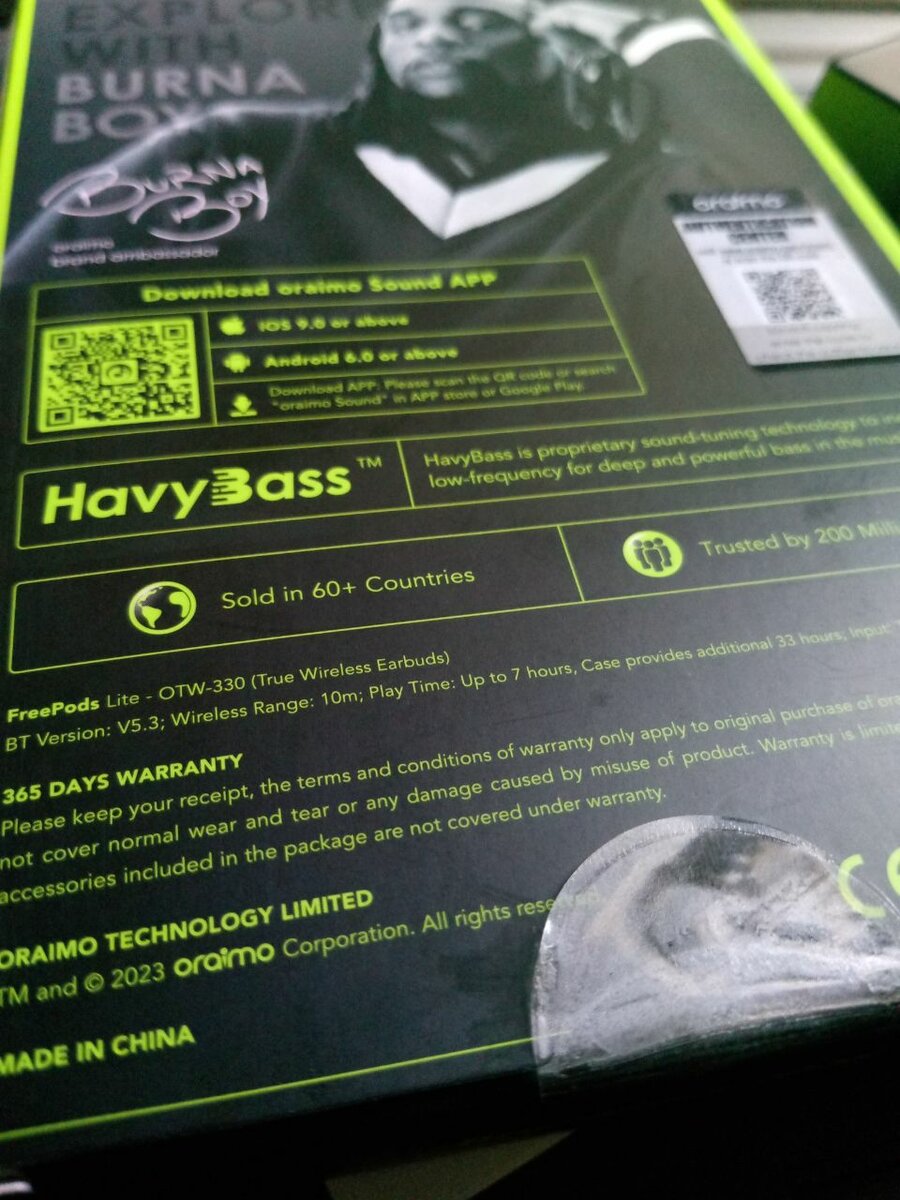 Oraimo FreePods lite