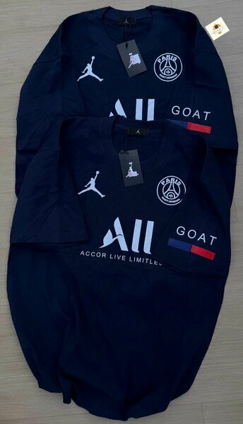 T-shirts PSG Jordan (bleu marine)