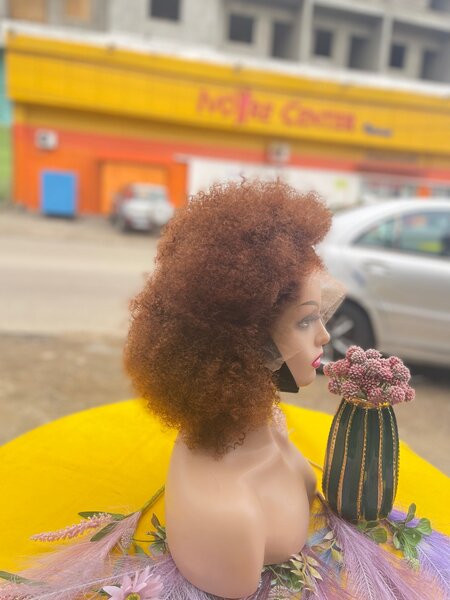 Perruque Afro Bouclée humain