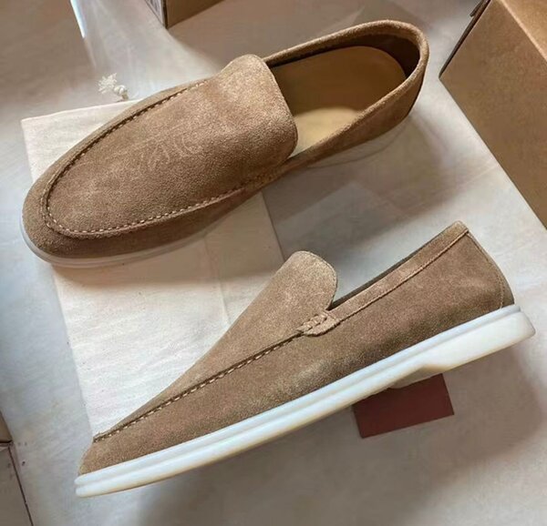Mocassins en daim pour homme