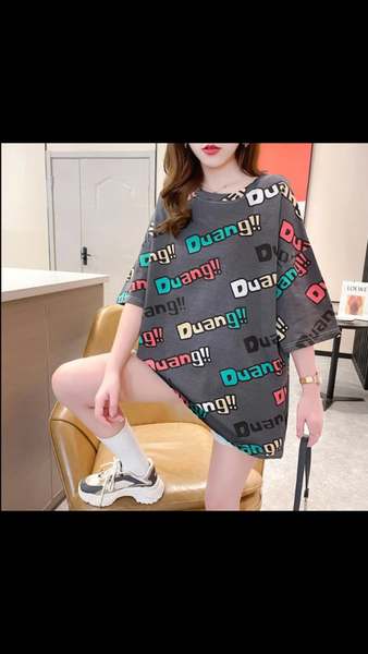 Printed letters T-shirts