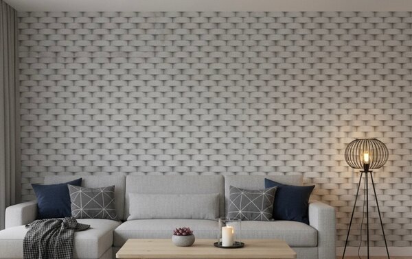 Papier Peint 3D Effet Brique