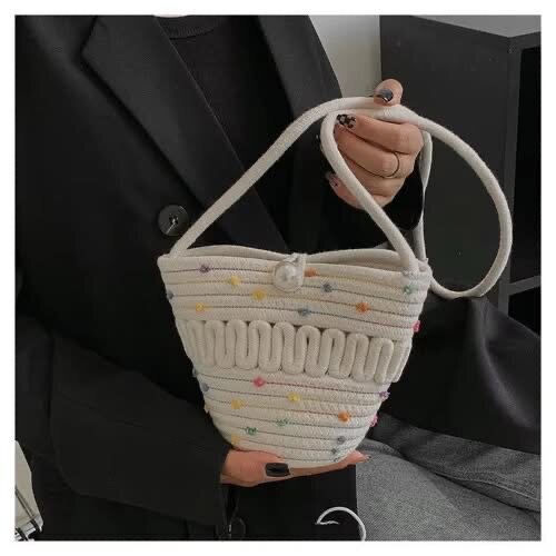 Sac à main en corde tressée
