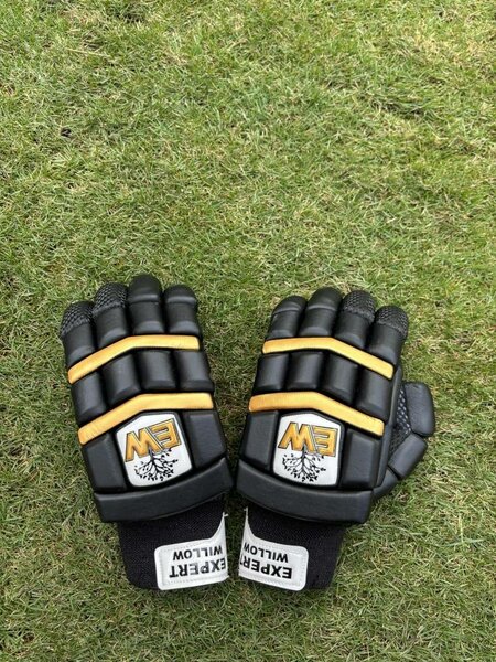 Batting Gloves Expert Willow Black