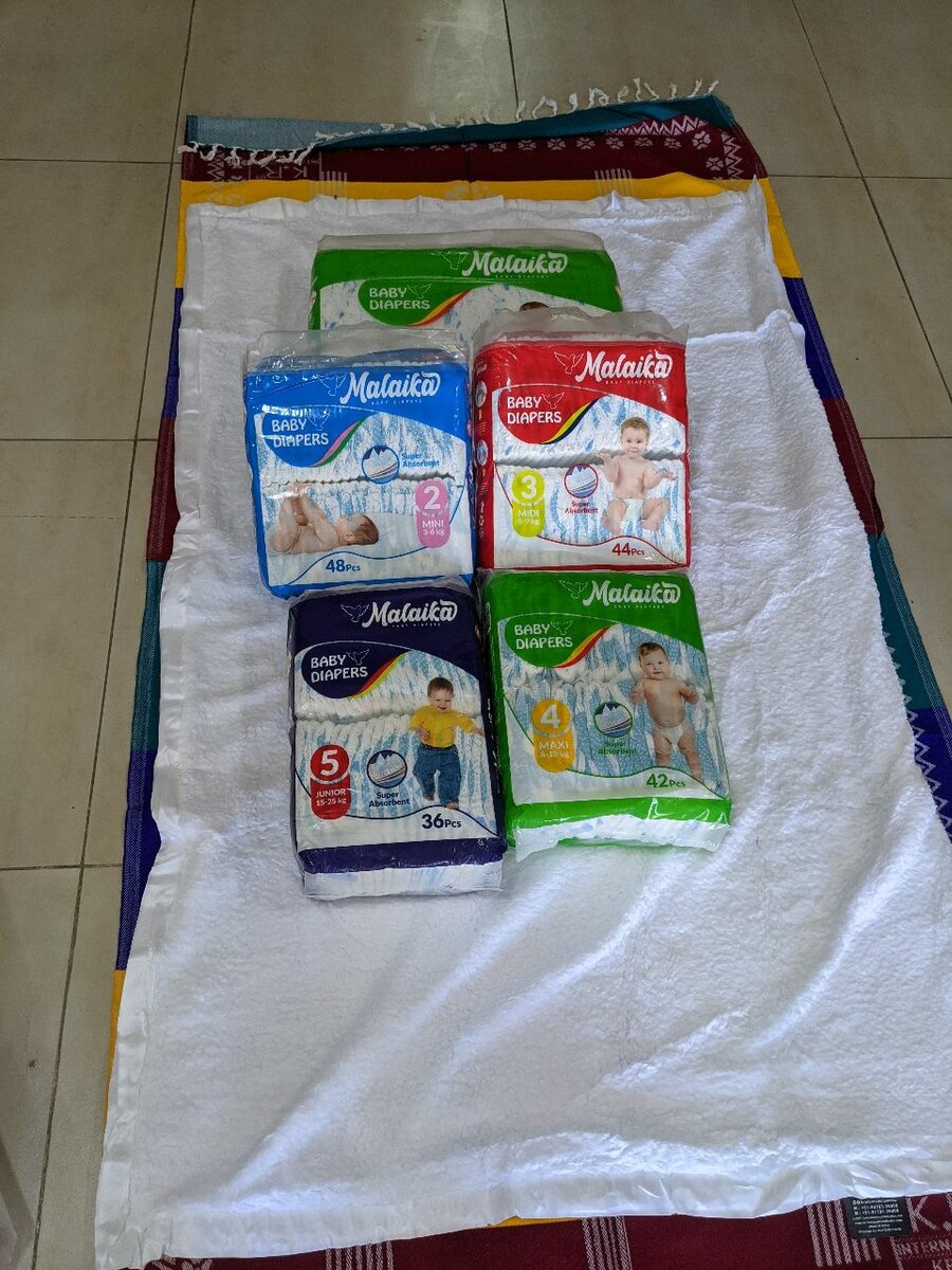Malaika Diapers  Size 5 from 15-25kg