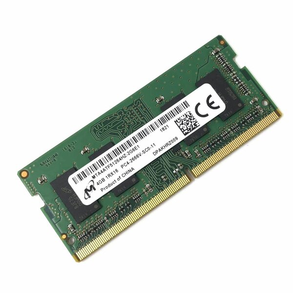 Barrette RAM DDR4 4GB SODIMM