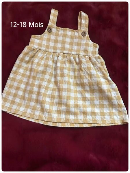 Ensemble bébé fille : robe et culotte