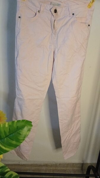 Pantalon rose en coton