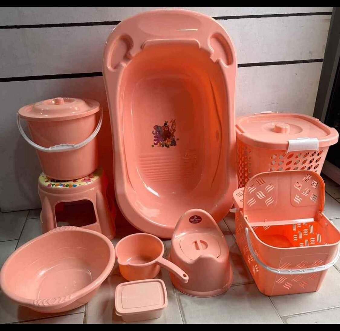 Baby Bath and Laundry Set