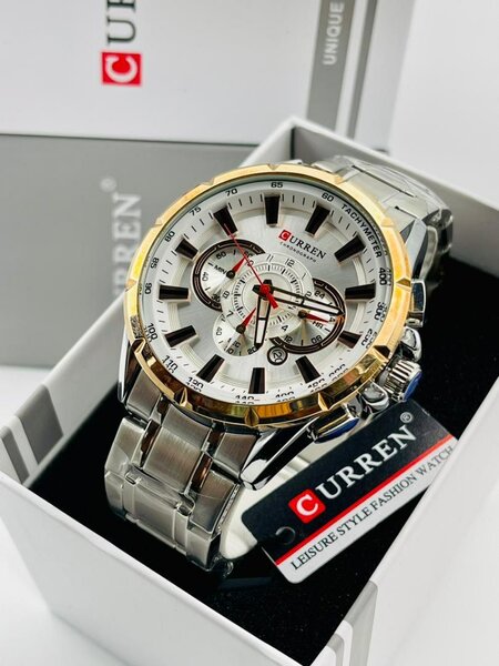 Montre CURREN pour homme en acier inoxydable