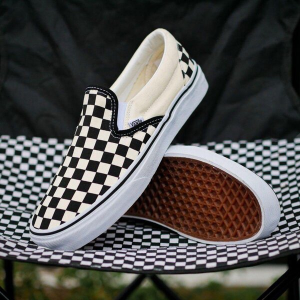 Baskets à damier tendance