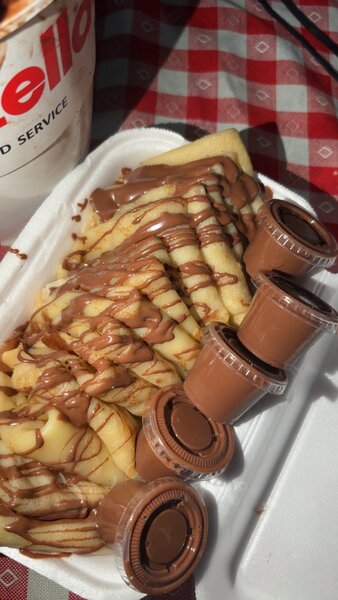 Crêpes au nutella gourmandes