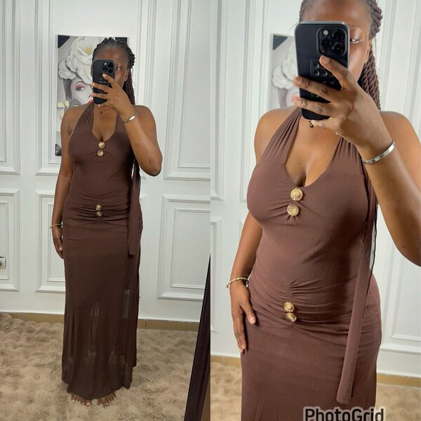 Robe Maxi Élégante Femme