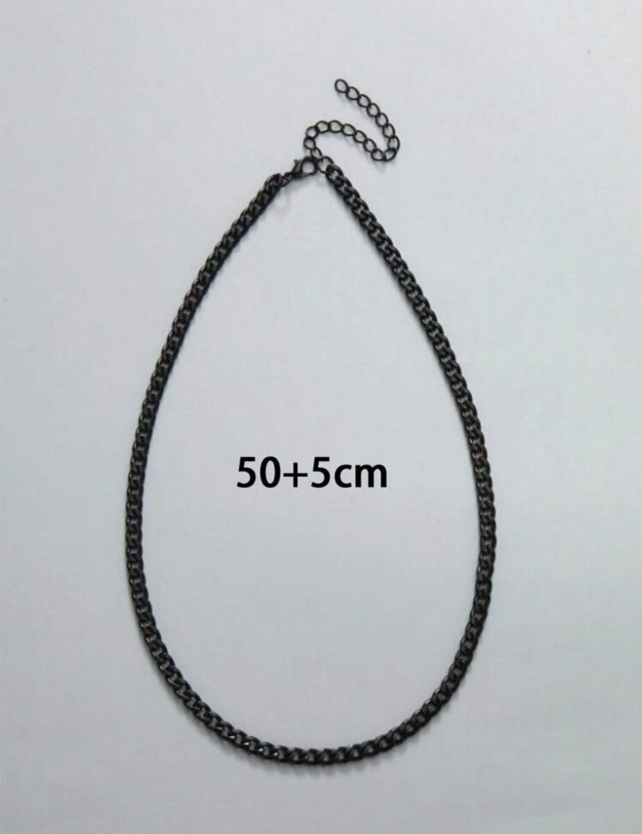 Black Fadeless Cuban Necklace