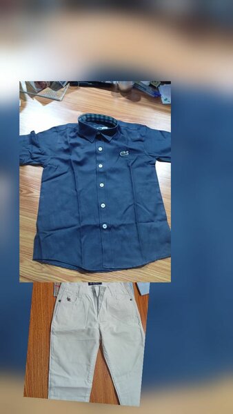 Chemise bleue Lacoste