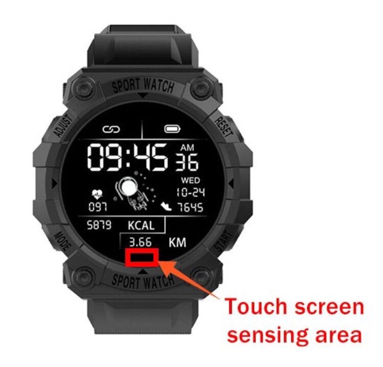 Sports Smart Watch 716 Black