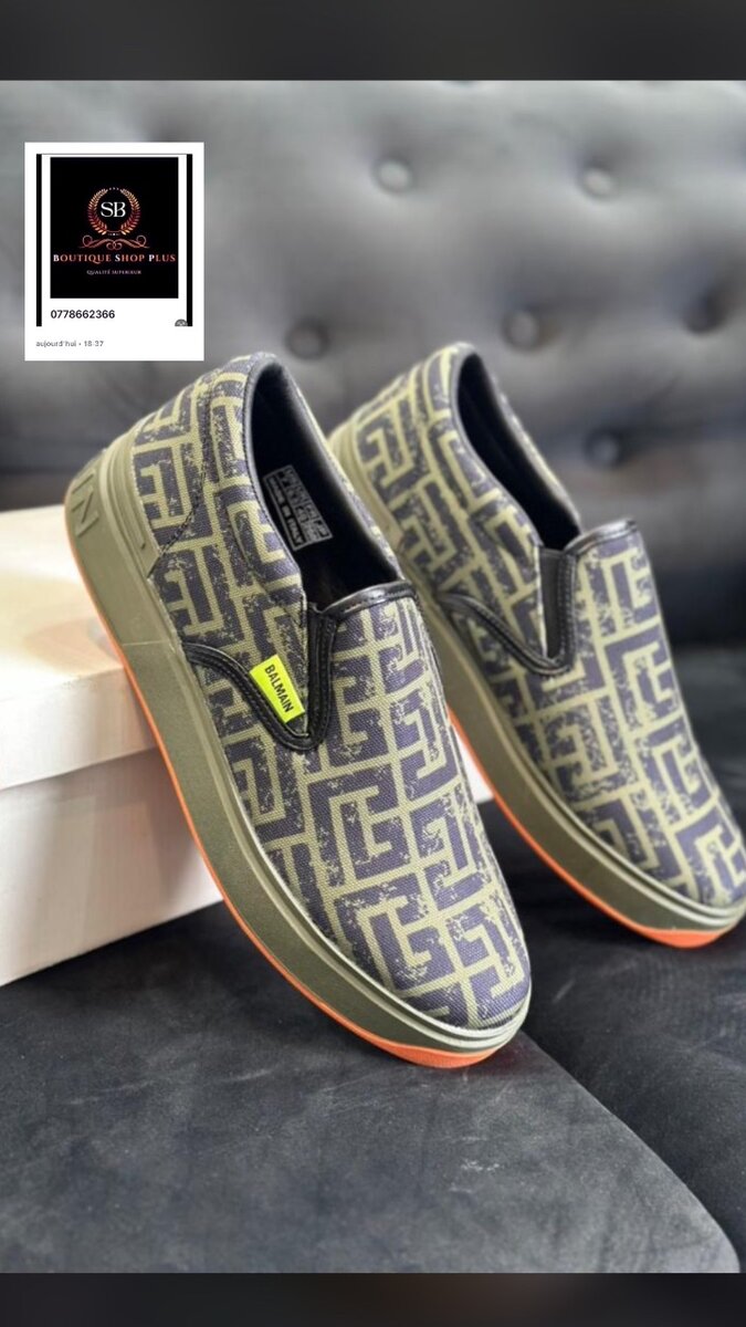 Basket balmain authentique