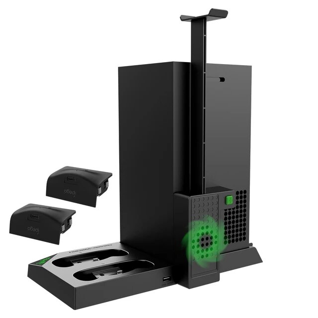 Refroidisseur xbox série x avec station de charge et batteri