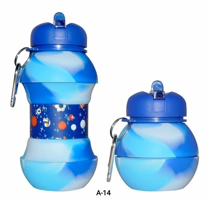 Collapsible lunch bowl and water bottle