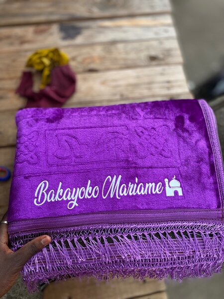 Tapis de prière personnalisés