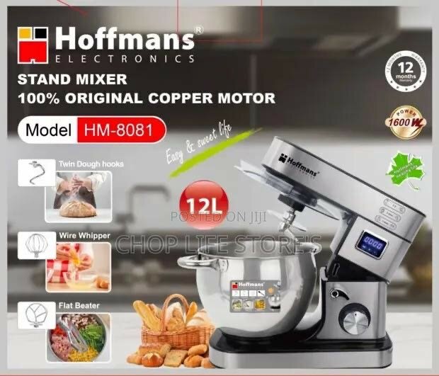 Hoffmans stand cake mixer Blender 12L
