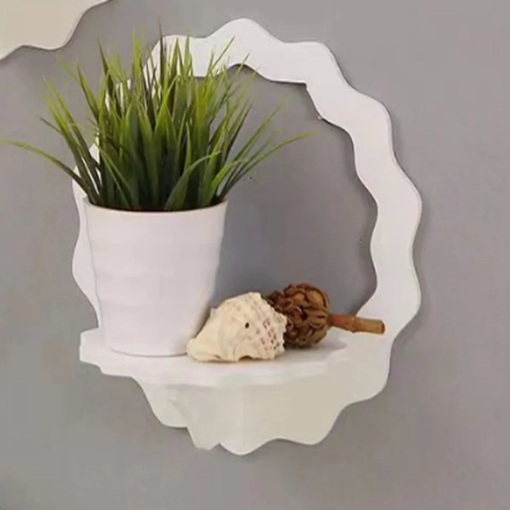 Étagère Murale Décorative Blanche