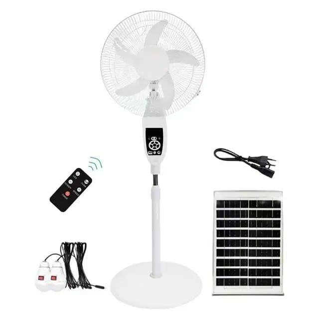 Electric Rechargeable Solar Fan