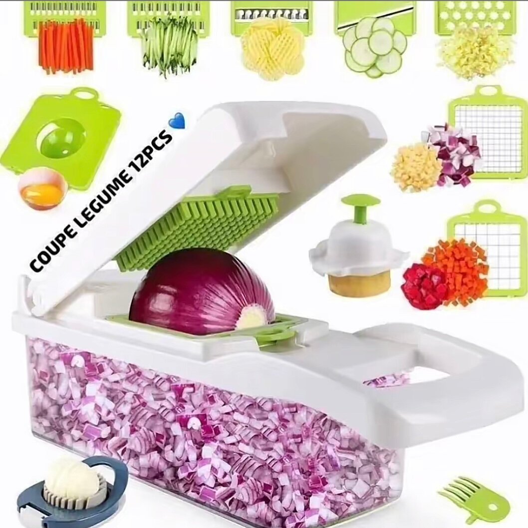 Coupe légumes multifonction 12 pièces