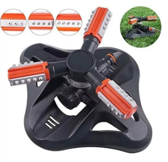 360 Degree Automatic Rotating Garden Lawn Sprinkler Yard Garden Large Area Coverage Water Sprinkler Irrigation Water Sprayer