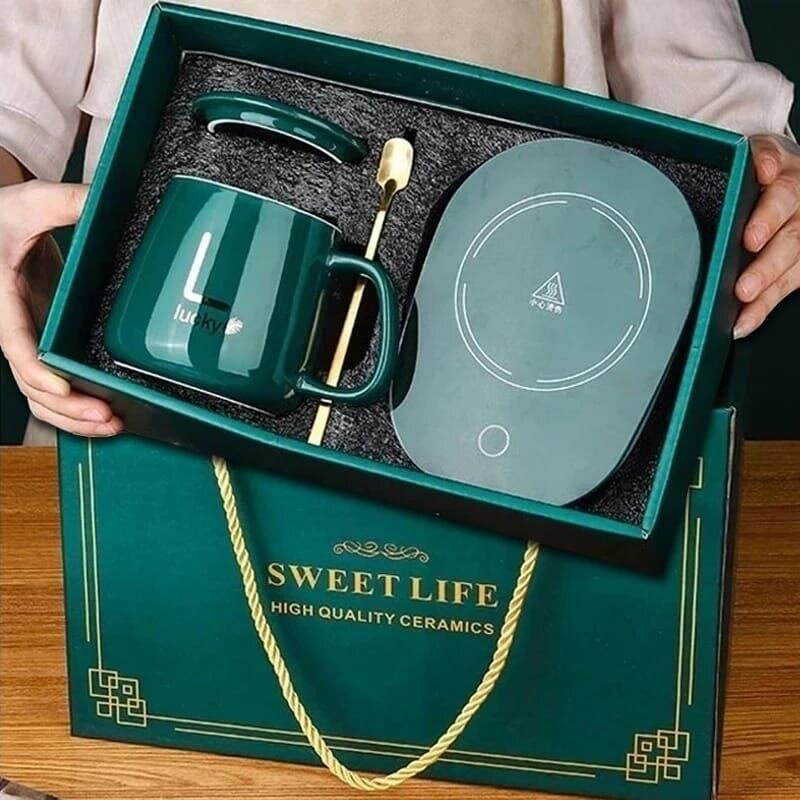 Hot plate warmer cup