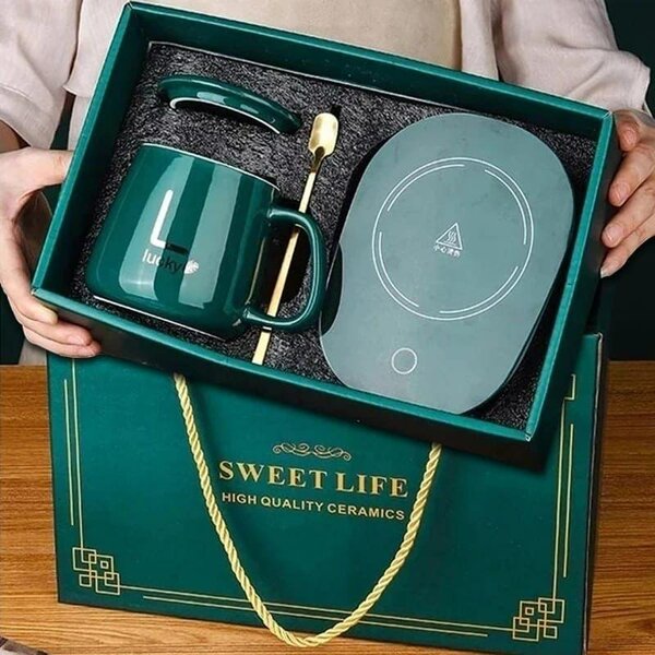 Hot plate warmer cup