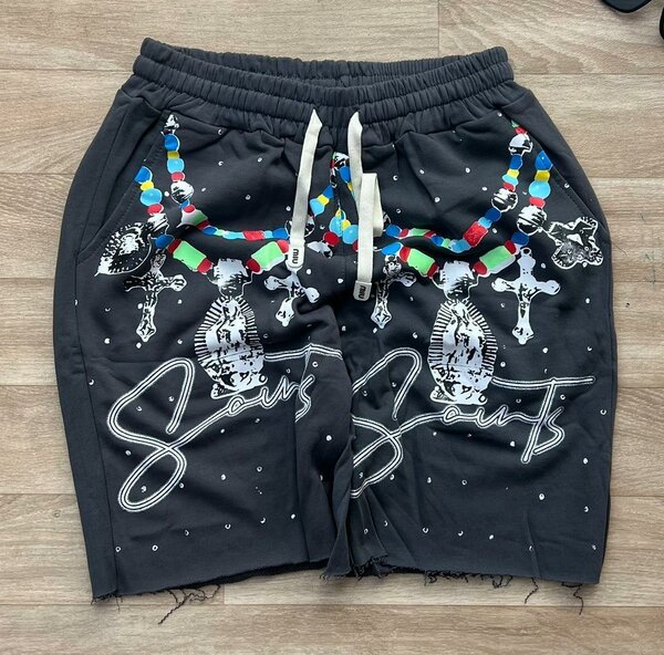 Shorts noirs imprimés tendances