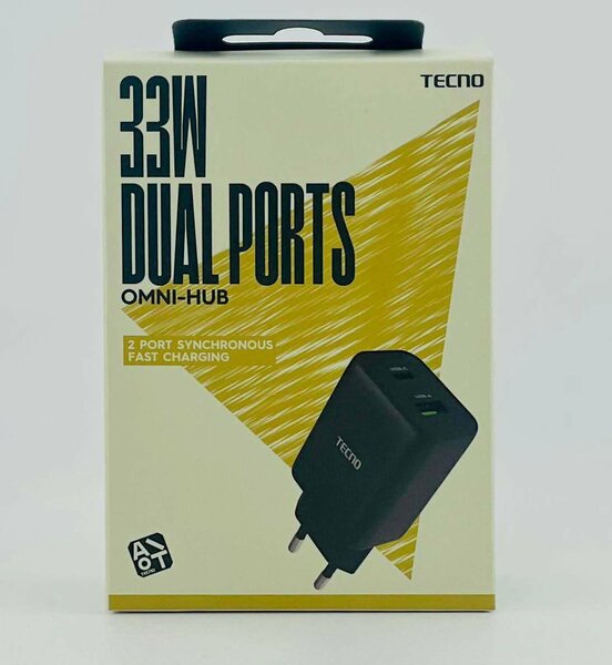 Chargeur rapide Tecno 33W