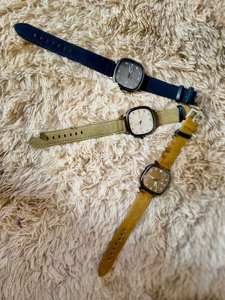 Montre Élégante en Cuir pour Hommes