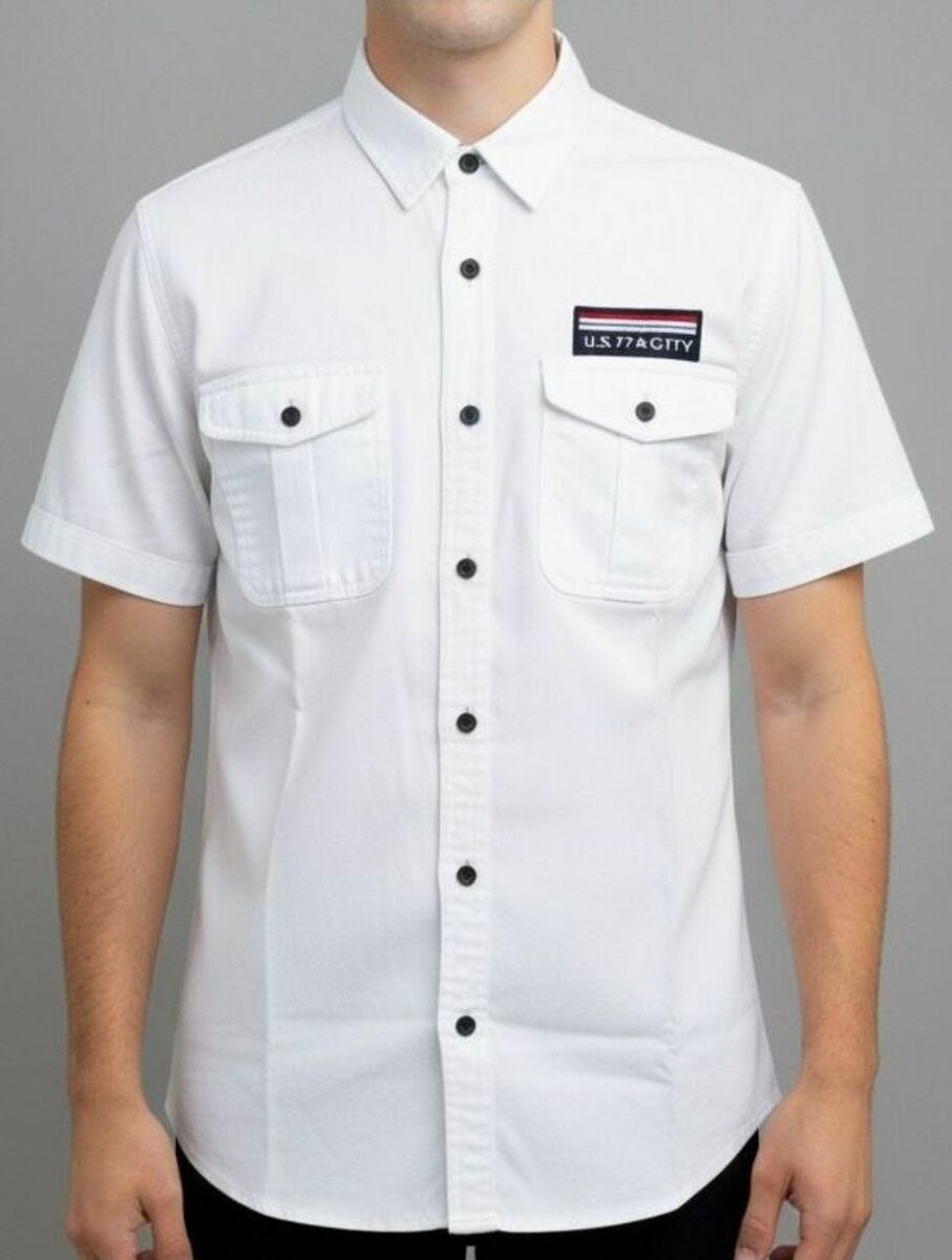 Chemise homme manches courtes élégante